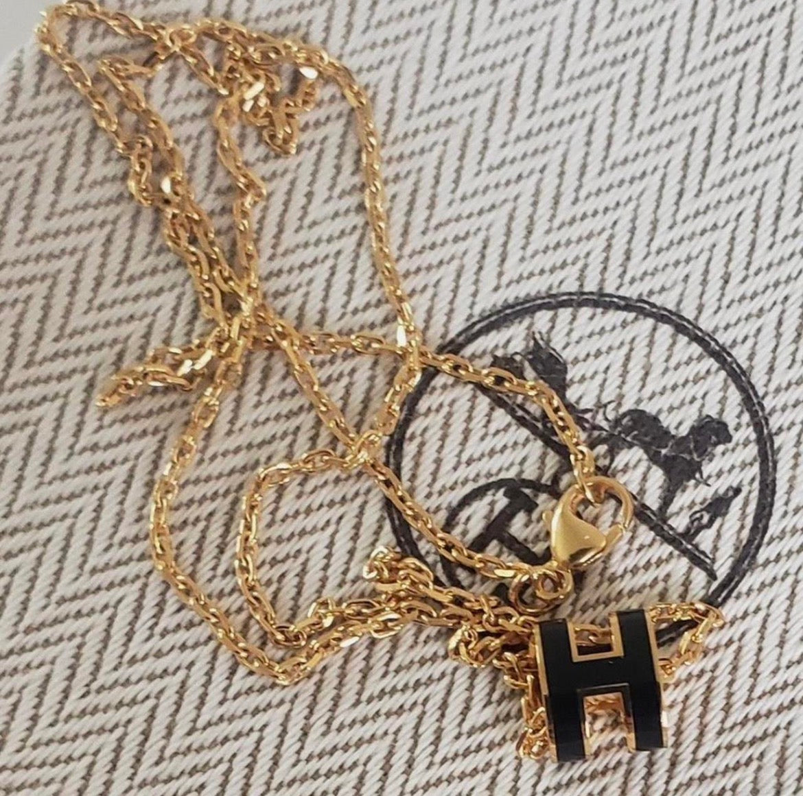 Hermes H Necklace